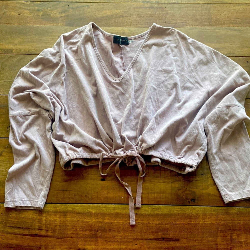 Mustard Seed cropped shirt